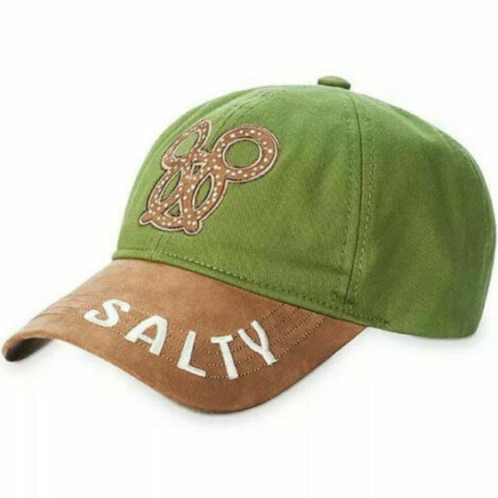 Disney Mickey Mouse Cap Hat Pretzel Salty